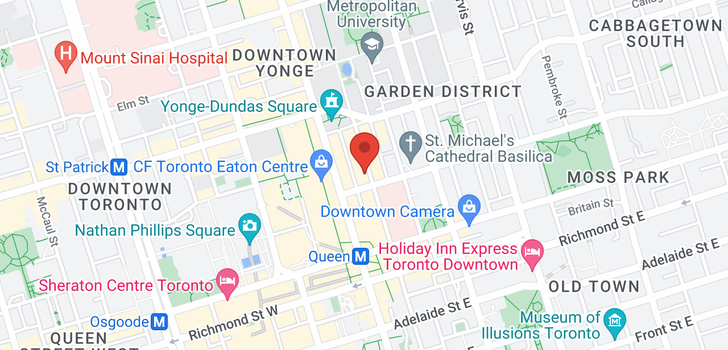 map of 210 Victoria St